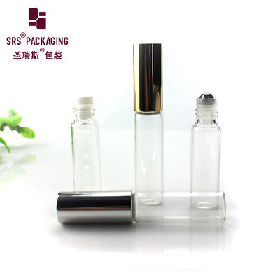주문 빈 화장품 유리 둥근 선명한 색의 향수 롤 병 5 ml 온라인 제조