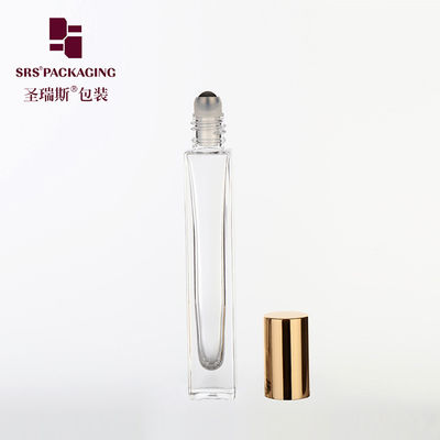 주문 맑은 화장품 향수 유리 병에 롤 두꺼운 벽 정사형 10Ml 온라인 제조