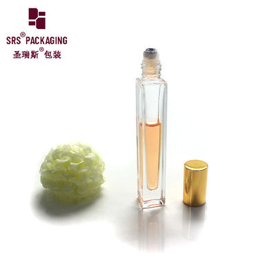 주문 누수 방지 두꺼운 벽 투명 색상 유리 롤온 병 10ml (에센셜 오일용) 온라인 제조