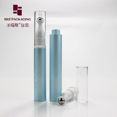 주문 병에 5ml 10ml 12ml 15ml 화장품 빈 프레스 에어리스 플라스틱 크림 블루 롤 온라인 제조