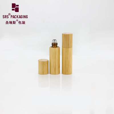 주문 SRS 천연 대나무 화장품 미니 향수 앰버 유리 롤 5ml 병 온라인 제조