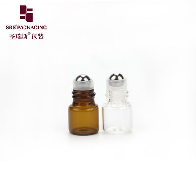 주문 화장품 향수 앰버 유리 롤러 보틀 빈 미니 1ml 얇은 벽 온라인 제조