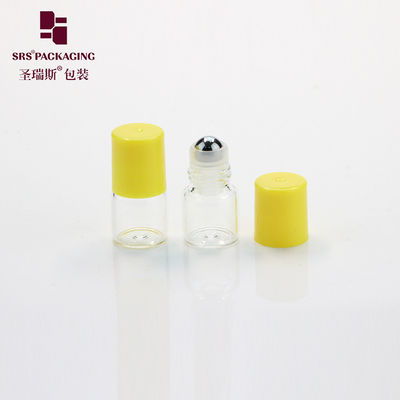 주문 화장품 에센셜 오일 유리 롤러 볼 병 미니 투명 색상 1ml 온라인 제조