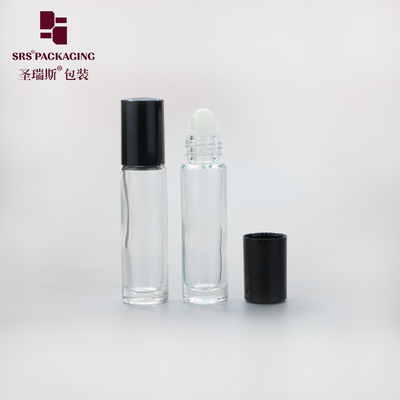 주문 투명 컬러 벽 유리 롤러 볼 향수병 (스틸 볼 및 누수 방지 디자인) 온라인 제조