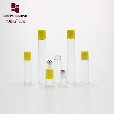 주문 화장품 미니 유리 롤러 병 투명 색상 1ml 3ml 5ml 8ml 10ml 온라인 제조