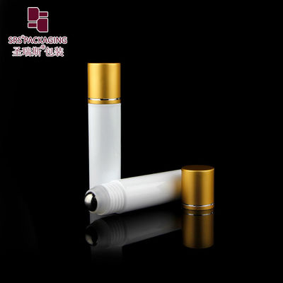 주문 SRS 포장은 비어있는 화장품 흰색 둥근 모양의 30ml 롤러 볼 병 온라인 제조