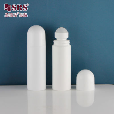 주문 RPPD 백색 모기 기피 플라스틱 롤러 볼 병 90ML 3oz 돔 캡 포함 온라인 제조