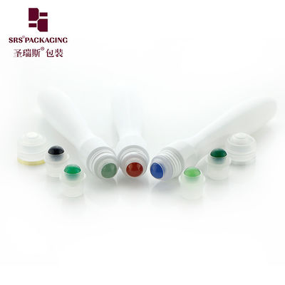 주문 SRS8449-15ML 눈 세럼 포장용 PETG 플라스틱 보석 롤러 병 온라인 제조