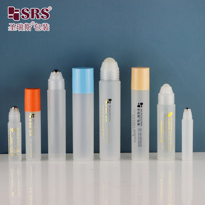 주문 에센셜 오일 로고 인쇄 가능, 2ml-35ml 용량의 부드러운 흰색 플라스틱 롤온 병 RPP 시리즈 온라인 제조