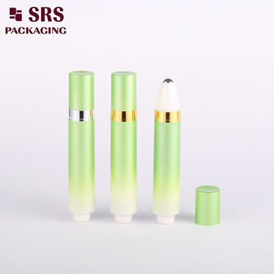 주문 스테인리스 스틸 볼과 함께 10ml 병에 맞춤 공기 없는 롤 온라인 제조