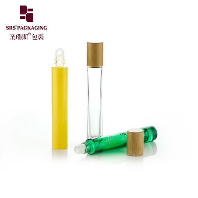 주문 GB1-10ml 비어있는 코팅 유리 롤 오브 어플리케이터 병 10ML 대나무 캡 온라인 제조