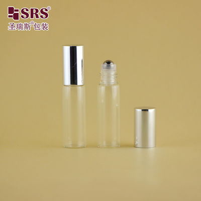 100% 누출 없는 유리 롤러 볼 병 에센셜 오일 향수용 5ML