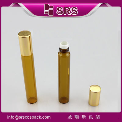 10ml 유리 빈 투명 롤러 보틀