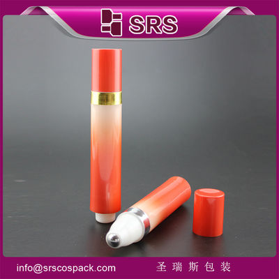 srs 포장 고품질의 빨간색 플라스틱 롤 눈 젤 병에