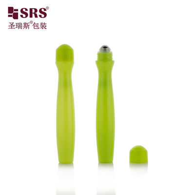 SRS8447-15ML 아보카도 그린 향수 롤온 보틀 (허리 곡선형)