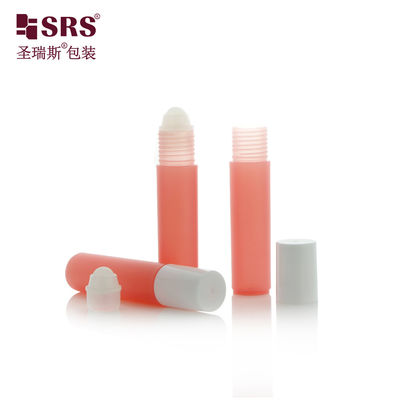 무광 프로스티드 마감 10ml 흰색 PP 롤온 에센셜 오일 병