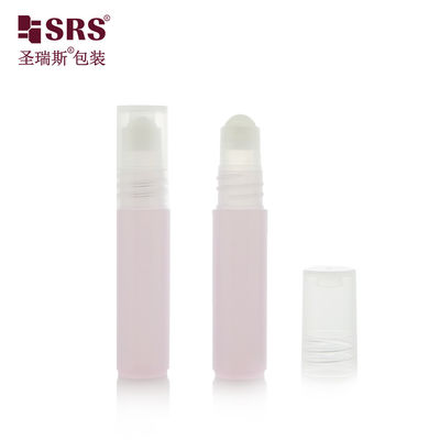 RPPH-5ML 파스텔 분홍색 주사 투명 색상 롤러 병과 유리 구슬