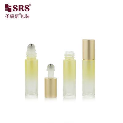 BLPM-10ml 유리 스테인리스 스틸 롤러 볼 애플리케이션 병 금속 캡과 빈