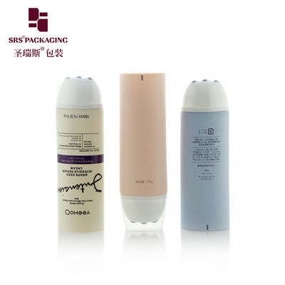 스모크 블루 커스텀 평면 타원형 부드러운 화장품 튜브 D50mm 롤러 응용 장치