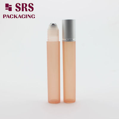 SRS 빈 화장품 15ml 플라스틱 병, 스틸 롤러 볼 포함