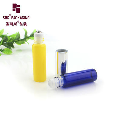 얇은 벽 원형 유리 5ml 에센셜 오일 병 롤러 볼