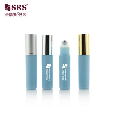 RPA-5ML 은 톱 금속 롤러 공과 함께 푸른 빈 플라스틱 롤러 병